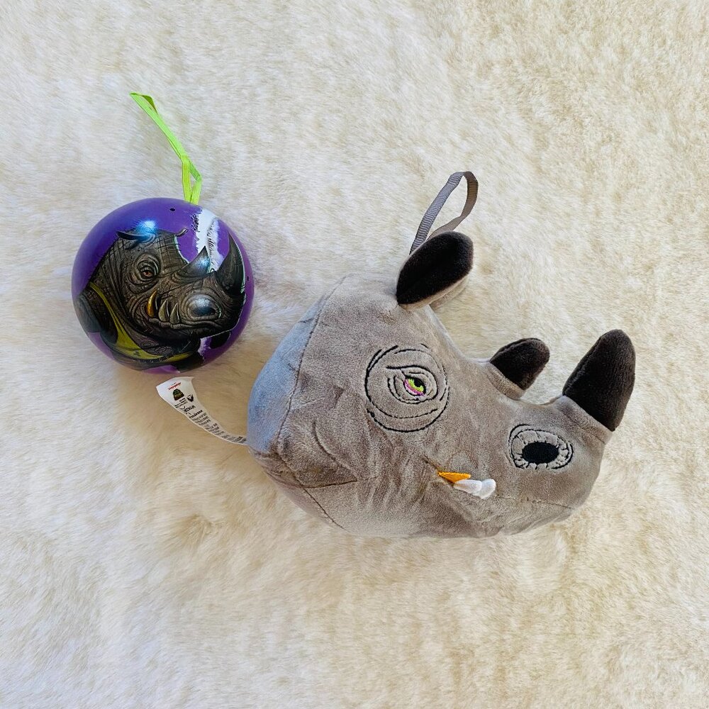 Teenage Mutant Ninja Turtles Miraball, Blind Box Surprise Plushie Rocksteady